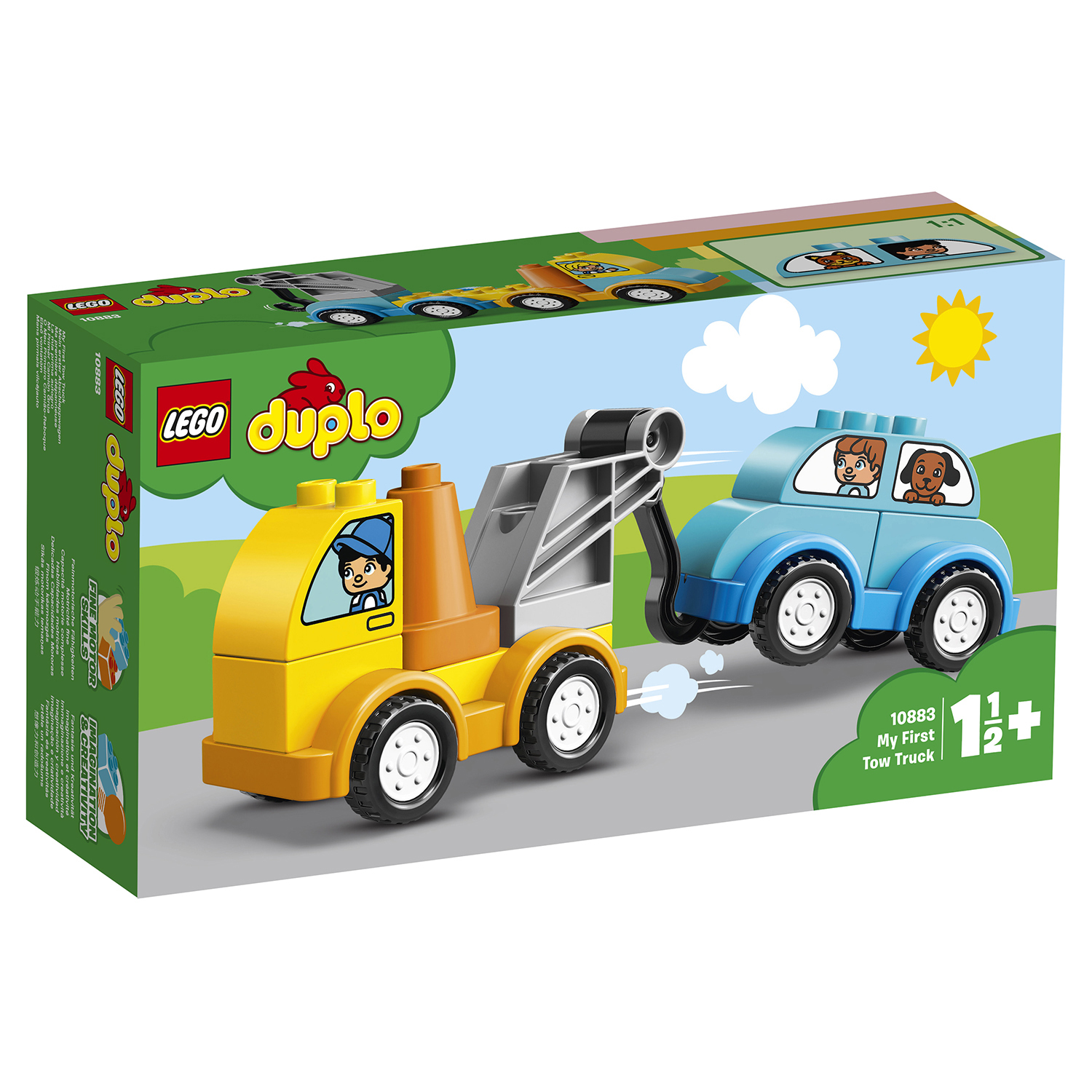 Конструктор LEGO DUPLO My First Мой первый эвакуатор 10883 - фото 2