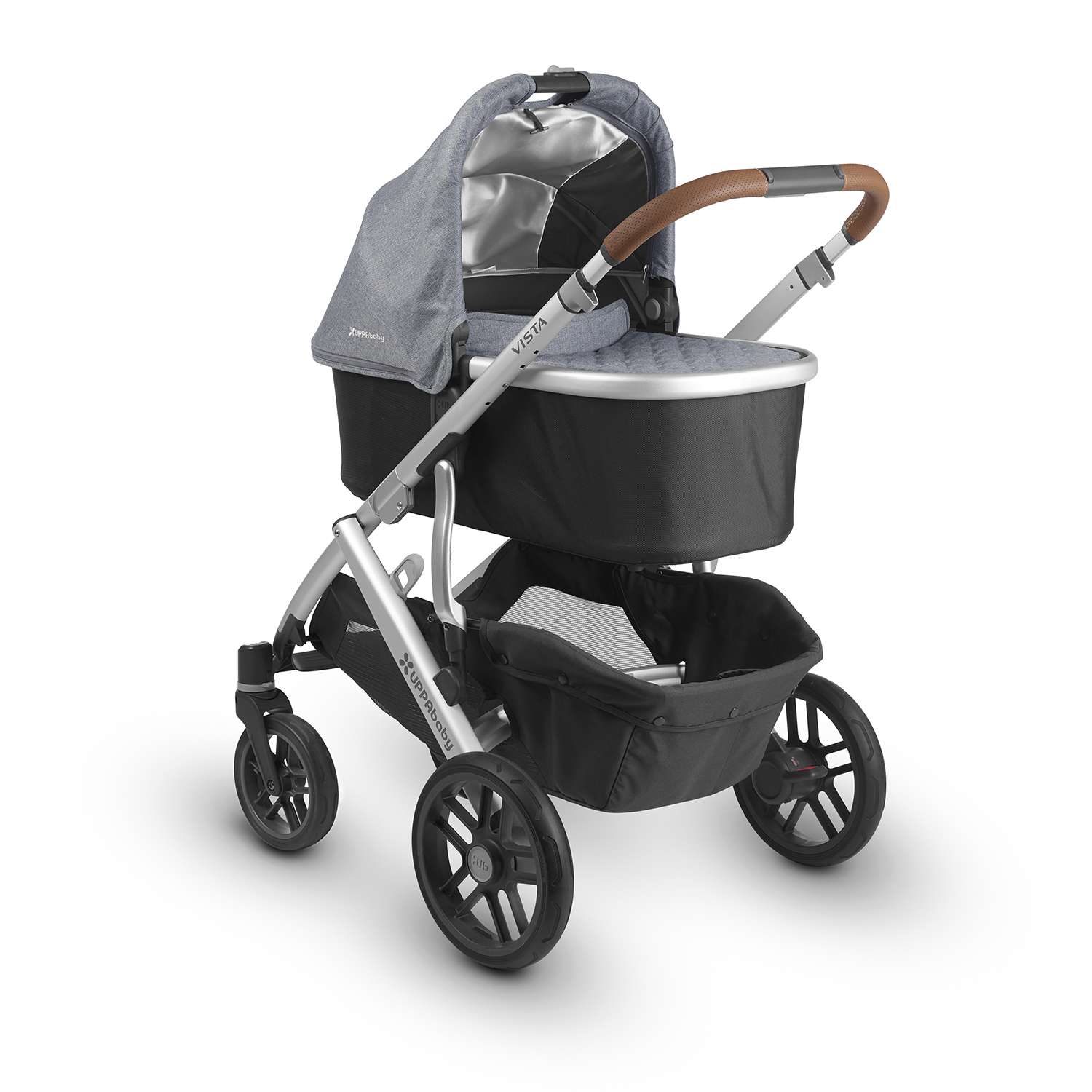 Люлька для коляски UPPAbaby Cruz и Vista 2018 Gregory Blue melange 0918-BAS-EU-GRG - фото 5