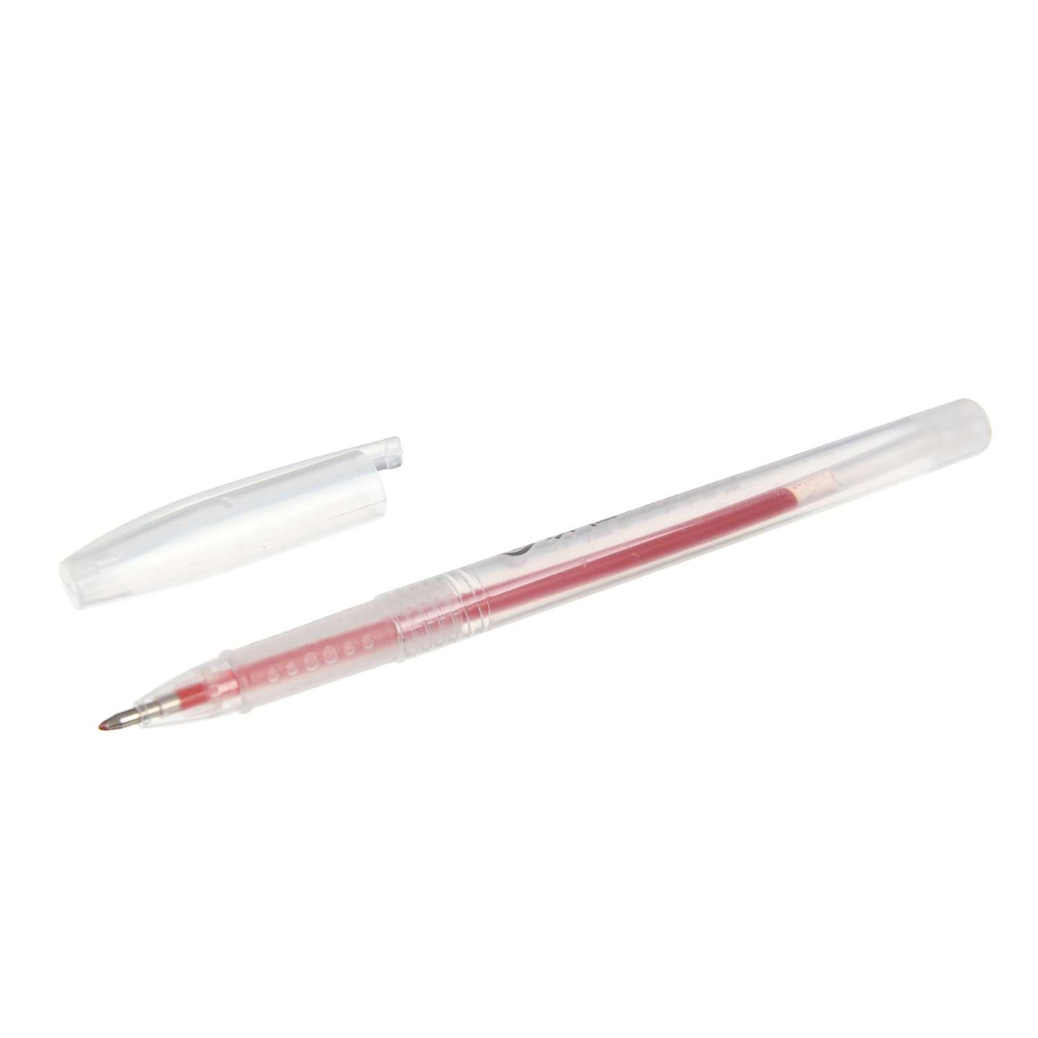 Ручка Sima-Land гелевая 0.5 мм красная тонированный корпус - фото 2