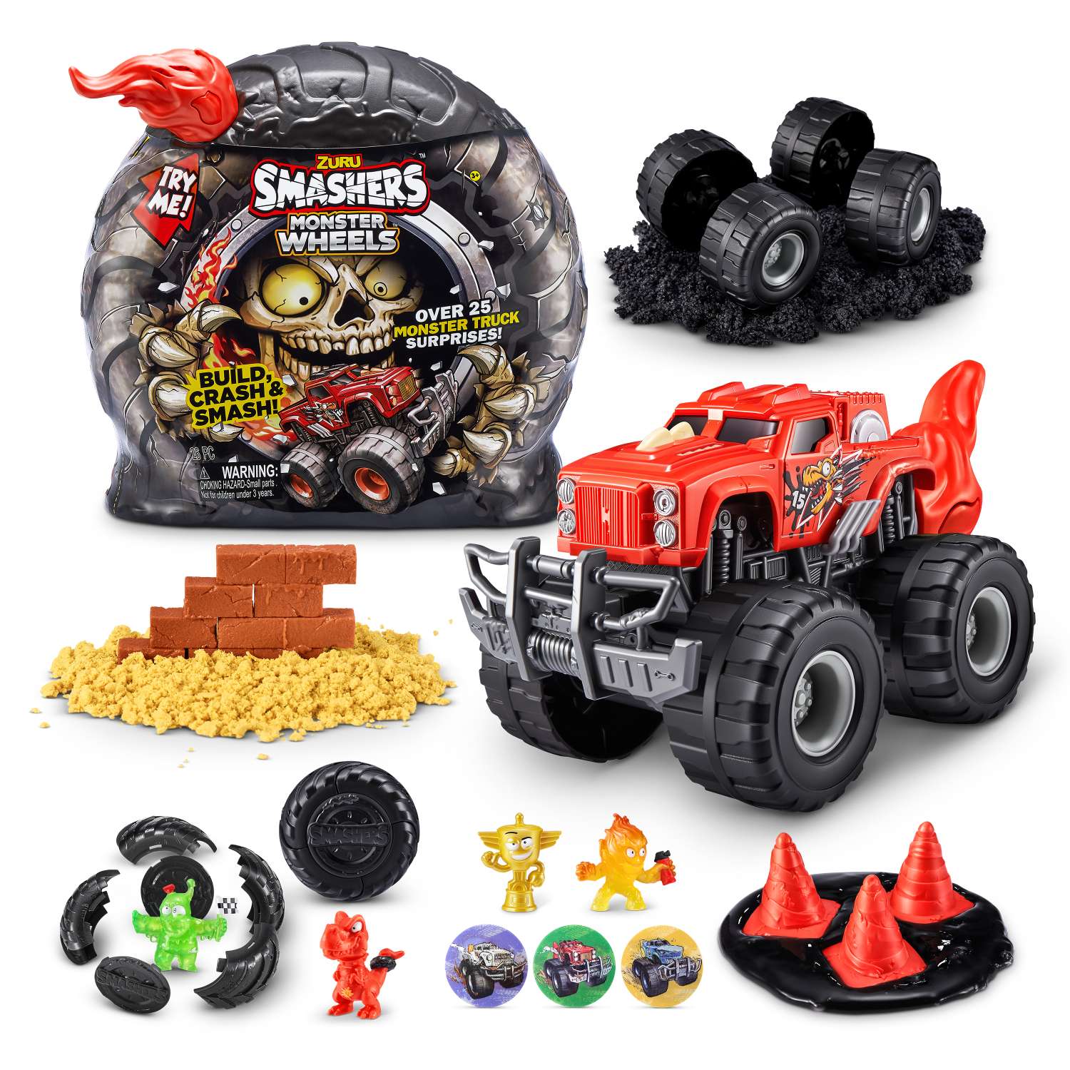 Набор игровой Smashers Monster Truck в непрозрачной упаковке (Сюрприз) 74103 74103 - фото 13