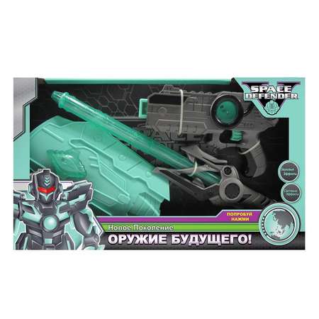 Космическое оружие Space Defender (пистолет, меч, щит)