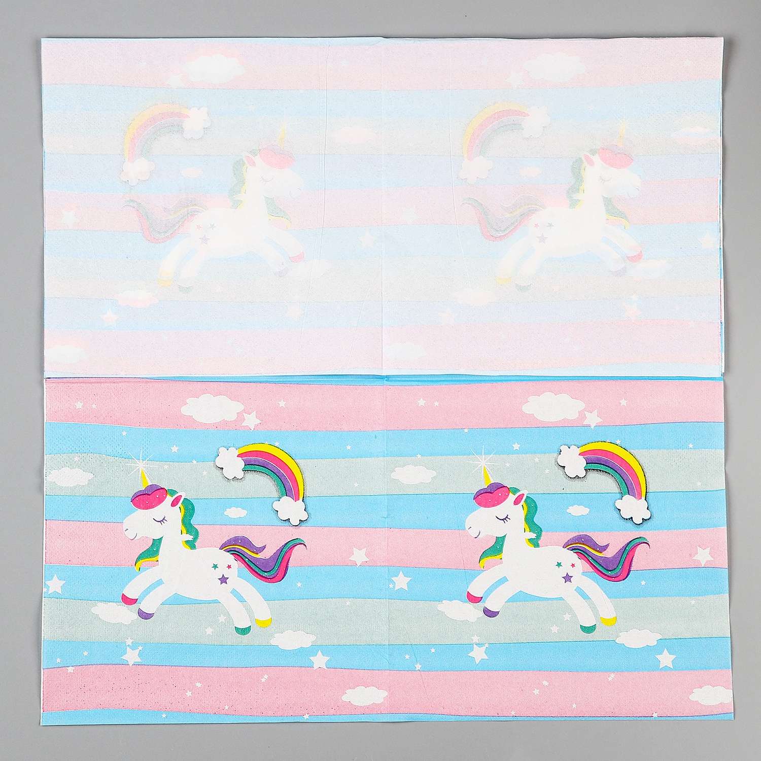 Салфетки Страна карнавалия бумажные «Радужный единорожка» в наборе 20 шт. - фото 3