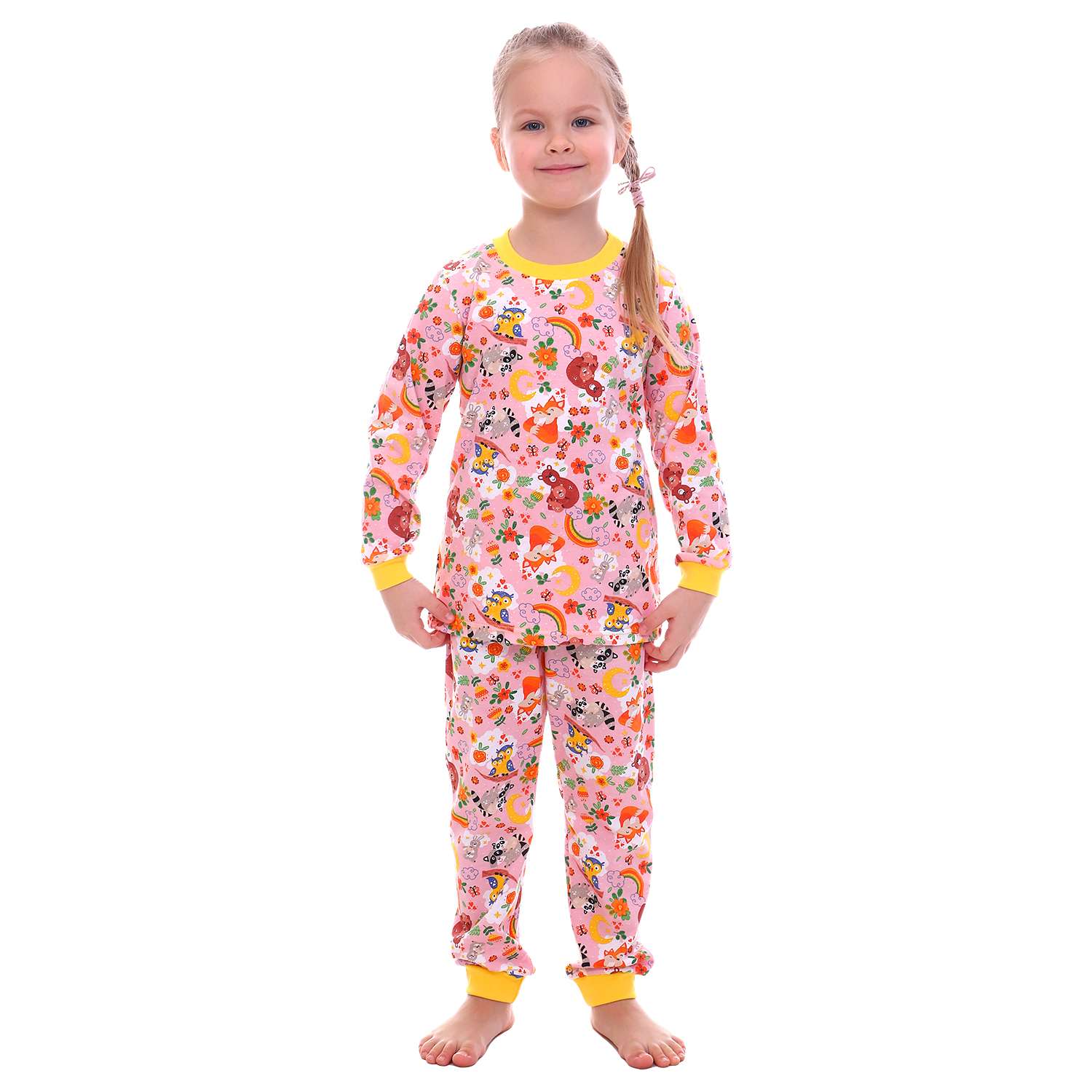 Пижама Детская Одежда 0411КД1/розовый4 - фото 1