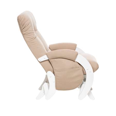 Кресло для кормления Milli Smile с карманами Молочный Дуб / ткань V18