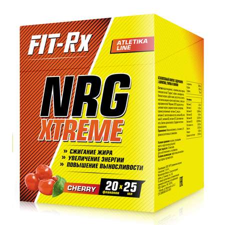 Напиток Fit-Rx NRG Xtreme негазированный вишня 25мл*20ампул