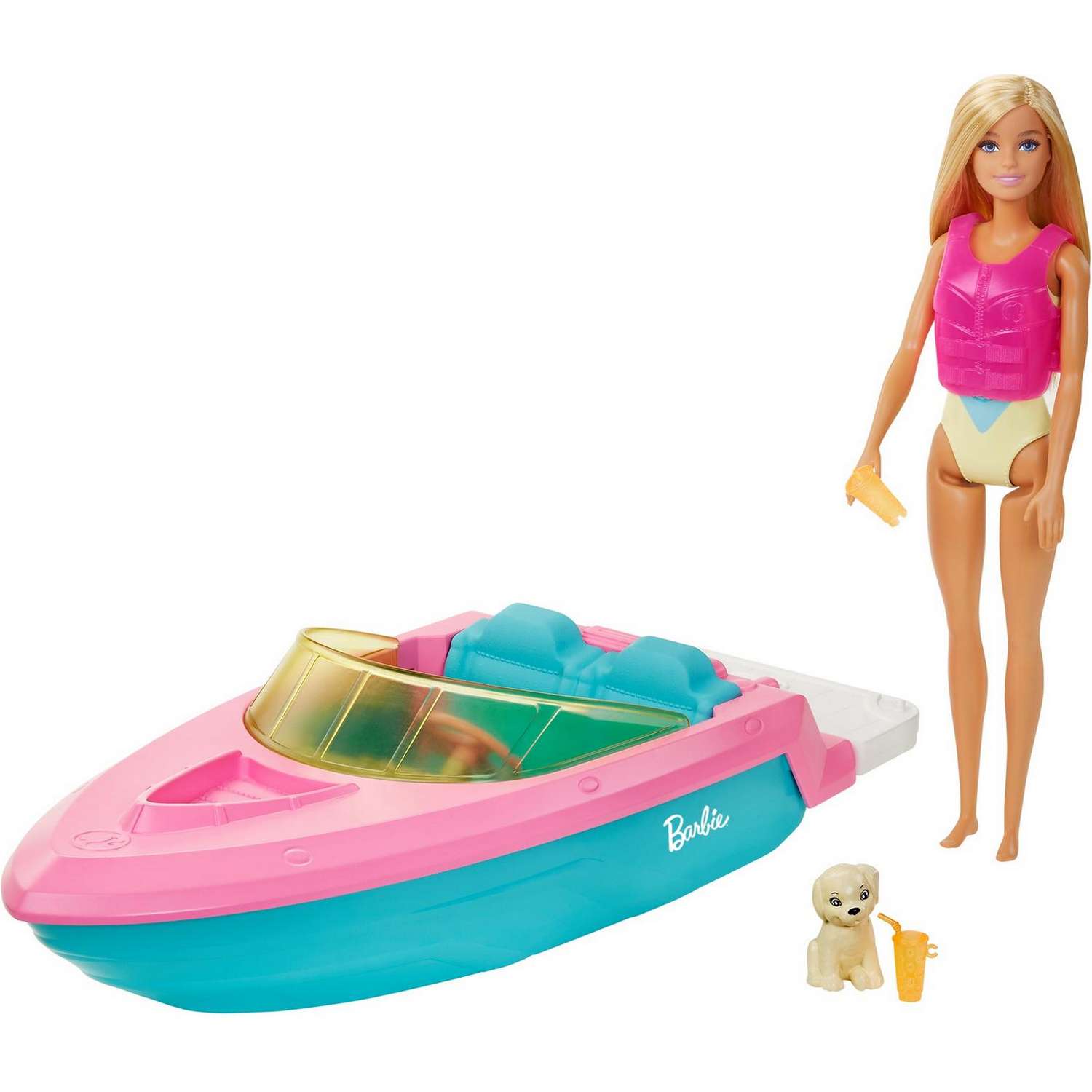 Кукла Barbie и лодка GRG30 GRG30 - фото 1