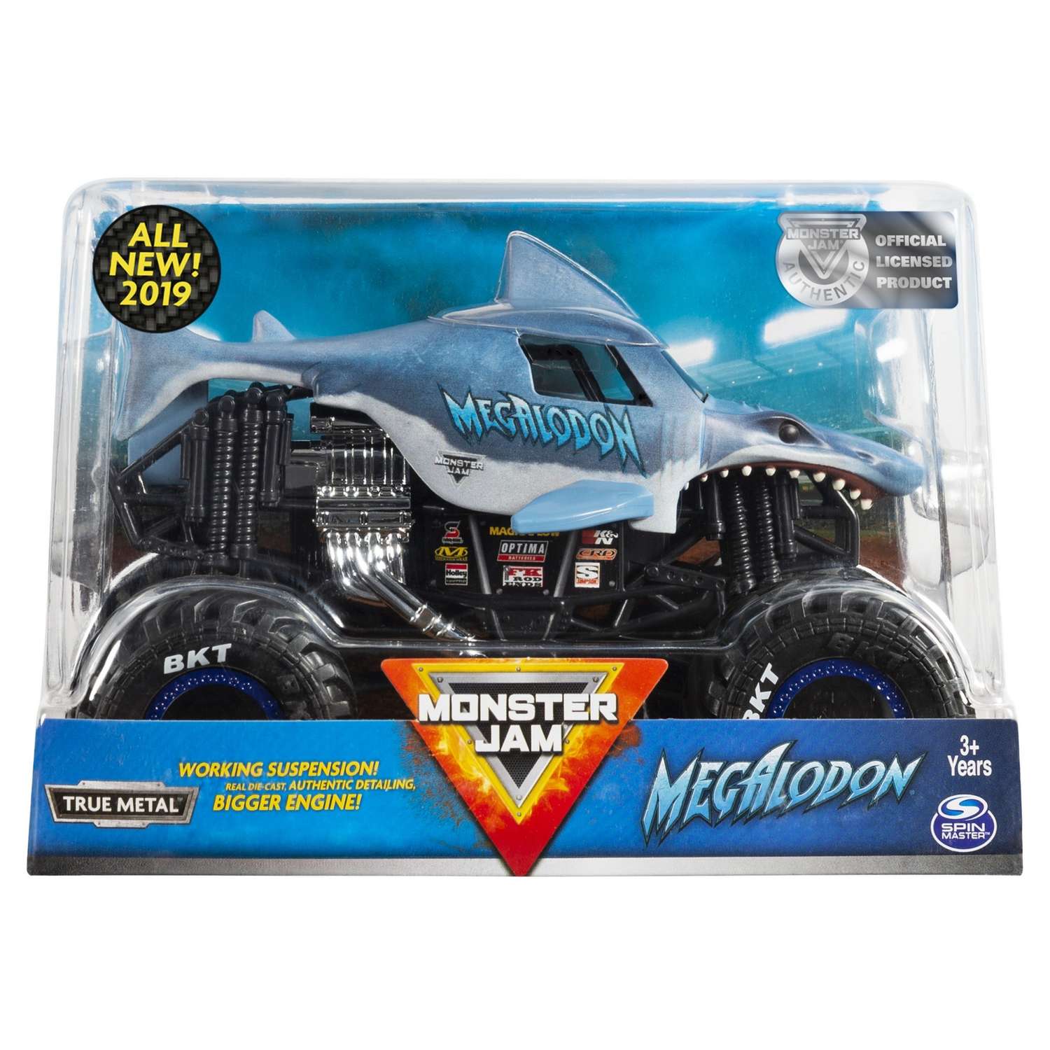 Машинка Monster Jam 1:24 Megalodon 6044869/20107722 6044869/20107722 - фото 2