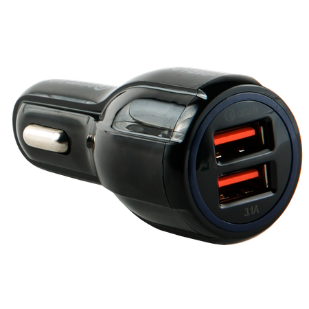 Автомобильное ЗУ RedLine модель AC2-30 Tech 2USB Quick Charge 3.0 черный