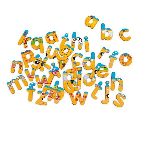 Игра обучающая Scratch Магнитные буквы ABC/ сафари