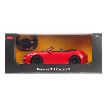 Машина Rastar РУ 1:12 Porsche 911 Carrera S Красный 47700