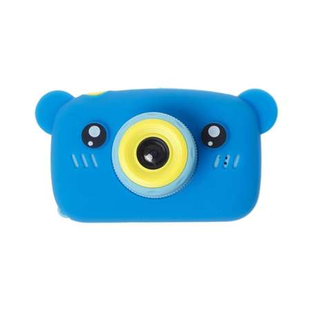 Детский фотоаппарат Seichi Мишка синий