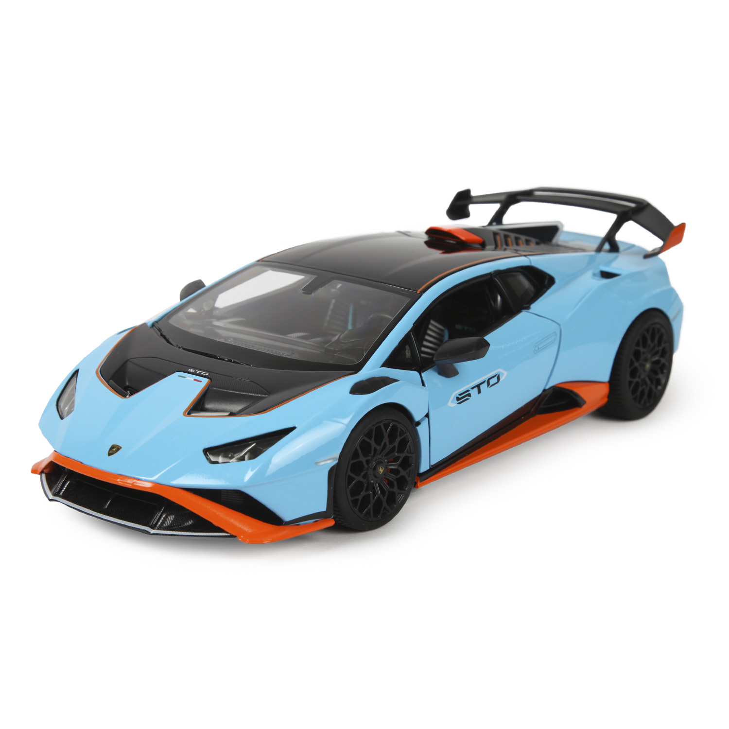 Машина Rastar 1:18 Lamborghini Huracan STO Голубая 63800 Rastar купить по  цене 2999 ₽ в интернет-магазине Детский мир