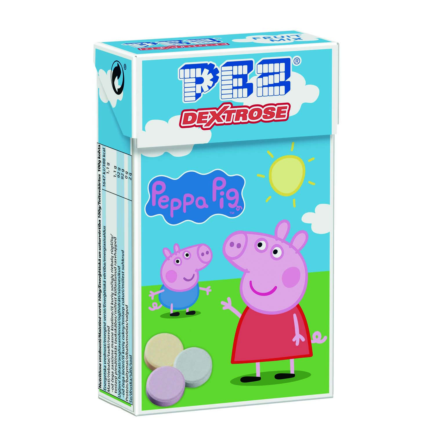 Конфеты PEZ с фруктовым вкусом на основе декстрозы 30г в ассортименте - фото 2