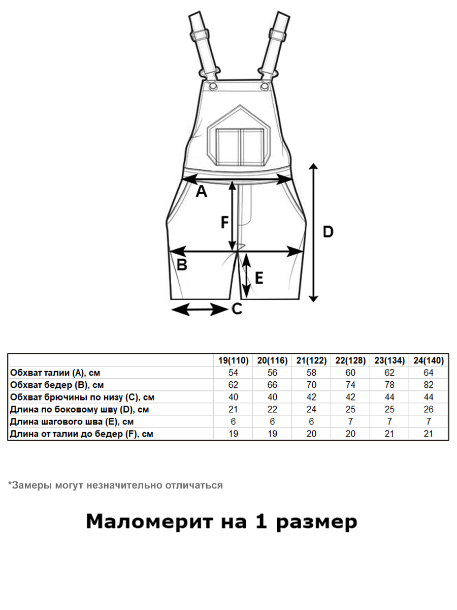 Полукомбинезон СИНИЙ МИР HC4201-D39 - фото 2