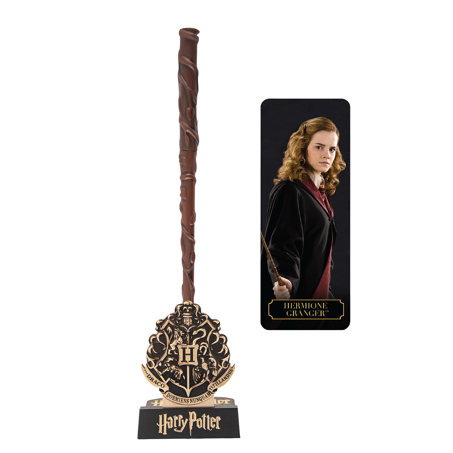 Ручка Harry Potter в виде палочки Гермионы Грейнджер 25 см с подставкой и закладкой - фото 1
