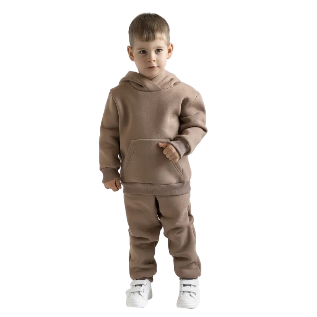 Худи и брюки Мукоша kids 213-2176-св.коричневый - фото 1