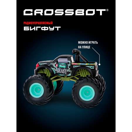 Машина на пульте управления CROSSBOT Бигфут черный