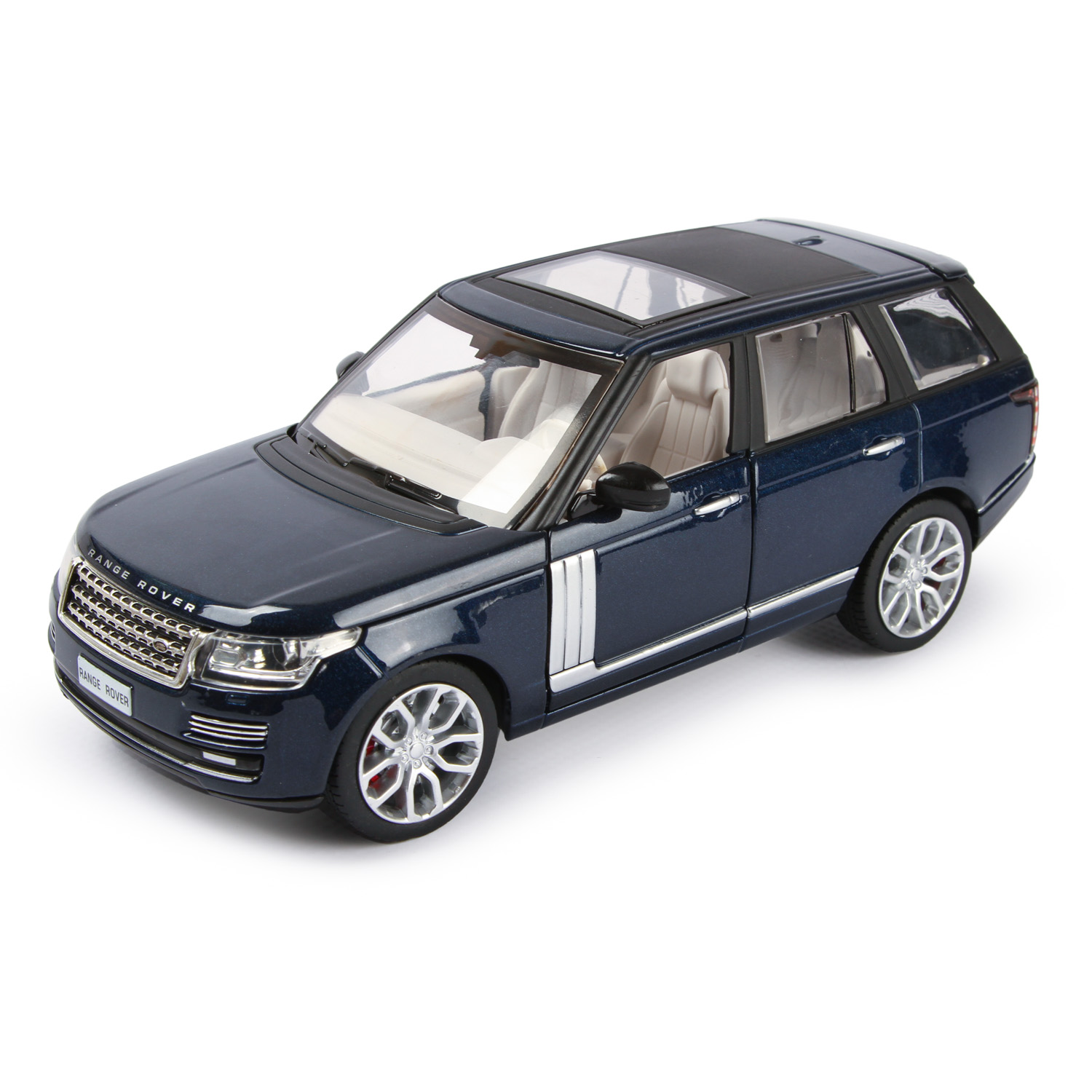 Машинка Mobicaro 1:26 Range Rover Серебристо-синяя 68263A 68263A - фото 2