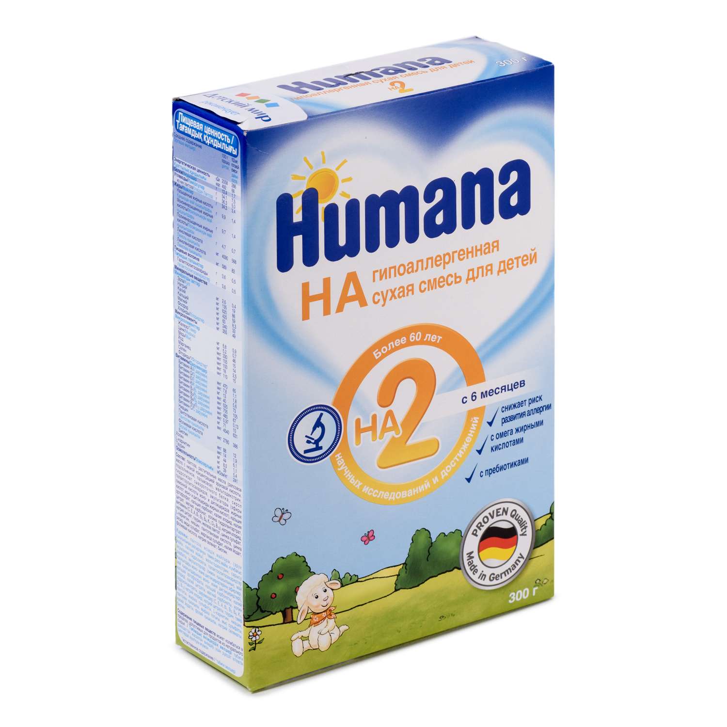 Смесь Humana гипоаллергеная 300г с 6месяцев - фото 3