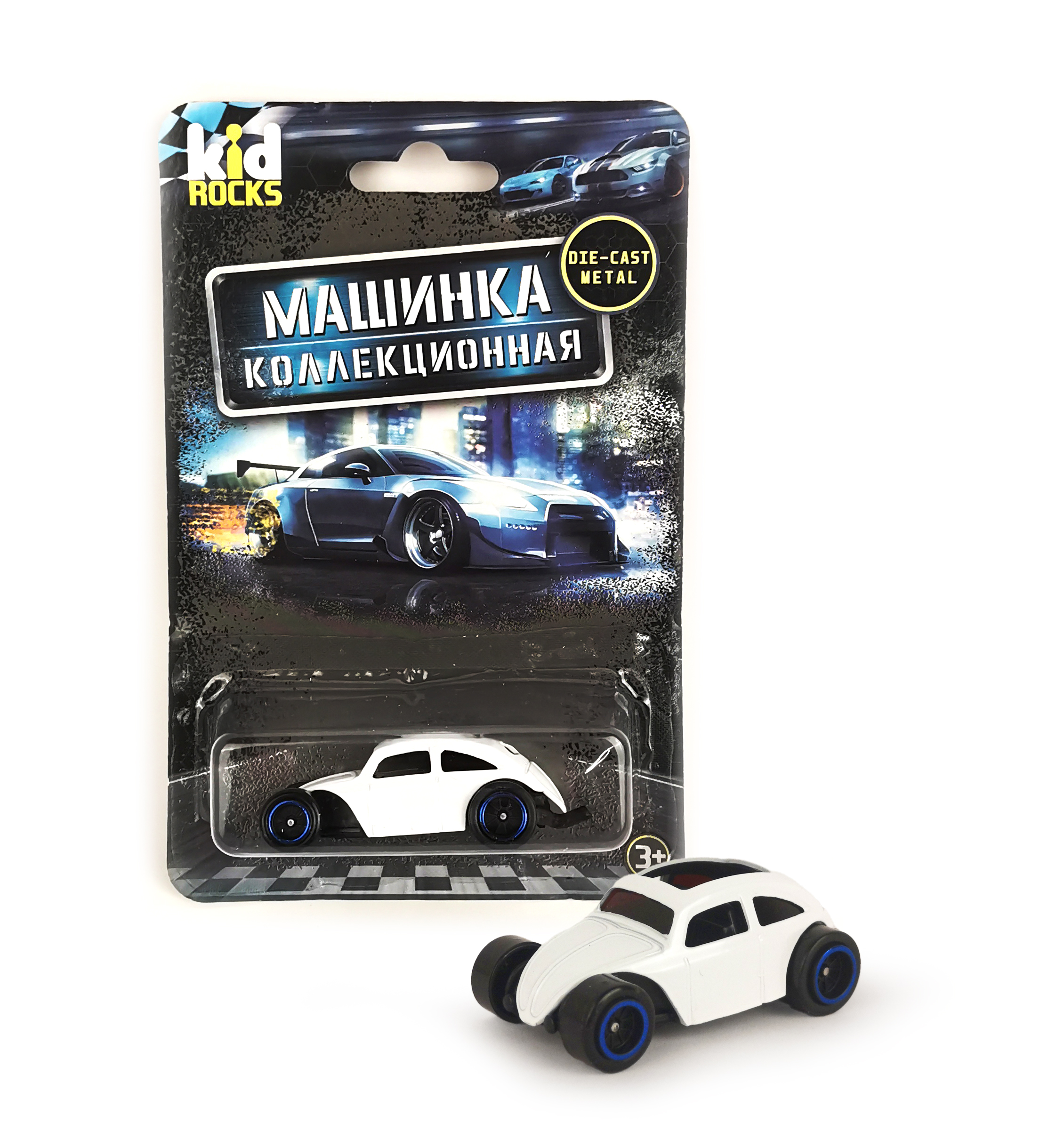 Машинка металлическая Kid Rocks масштаб 1:60 в ассортименте YK-2309 - фото 25