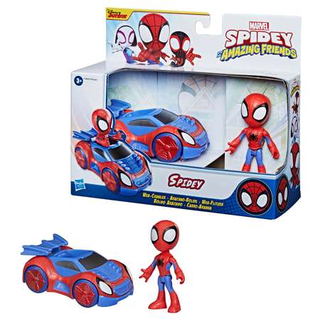 Набор игровой SPIDEY AND HIS AMAZING FRIENDS Паучок Спайди и транспорт F19405X0