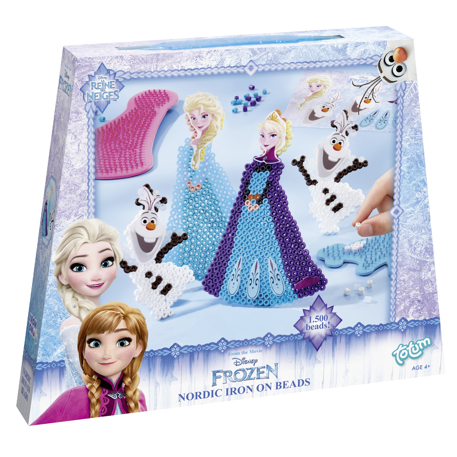 Набор для творчества TOTUM Frozen nordic iron on beads - фото 1