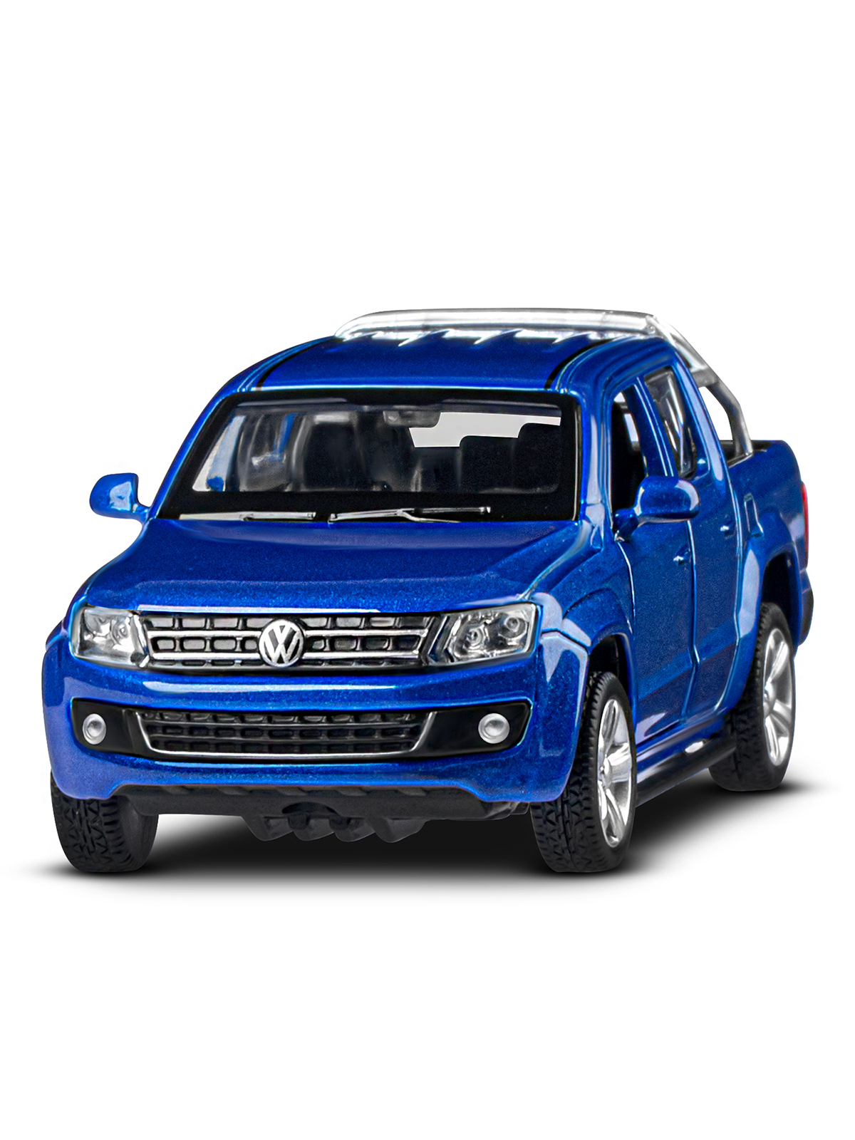 Пикап АВТОпанорама Volkswagen Amarok 1:46 синий JB1251274 - фото 9