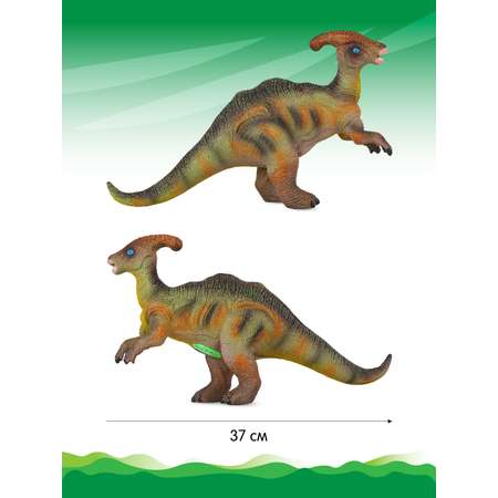 Фигурка динозавра ДЖАМБО с чипом звук рёв животного эластичный JB0207968