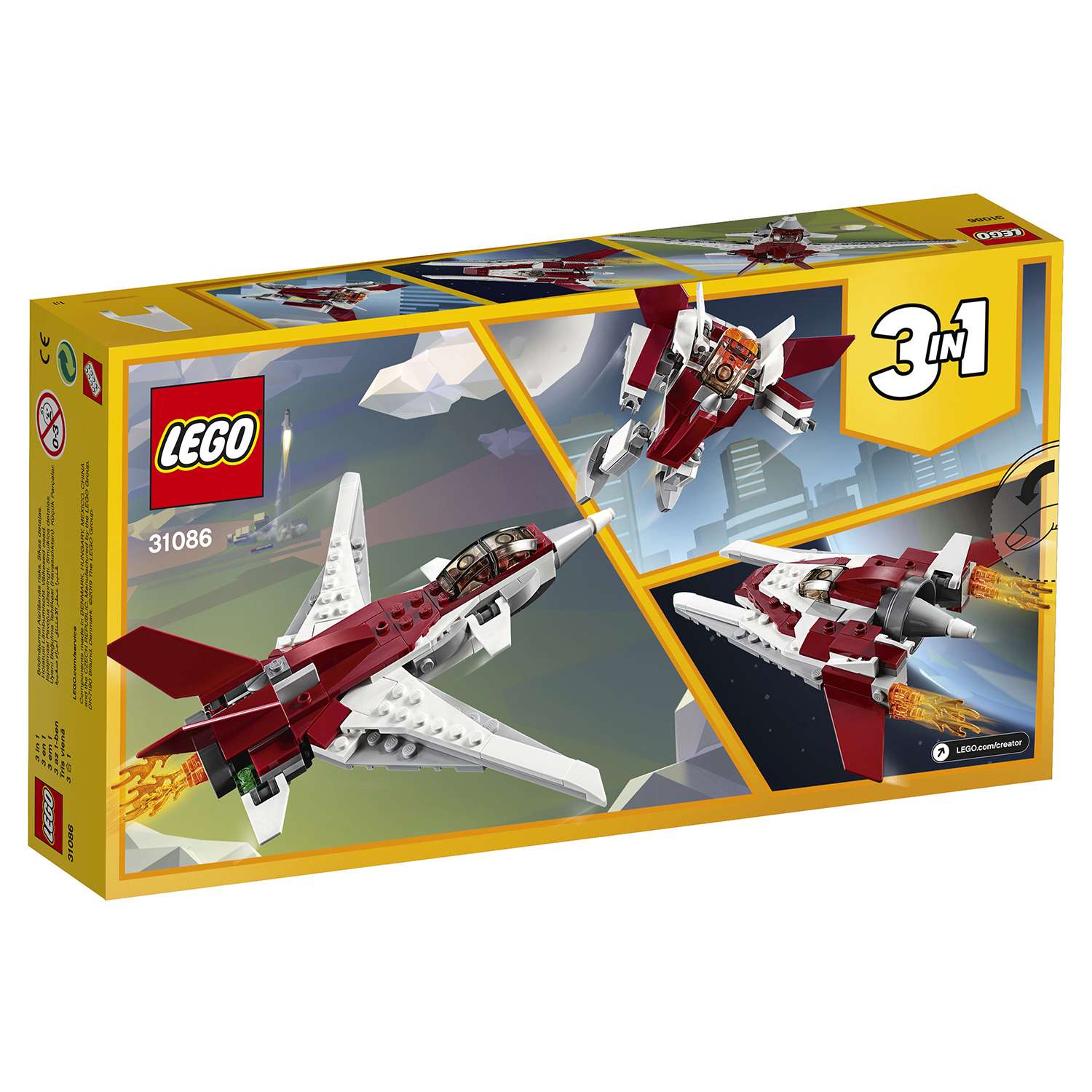 Конструктор LEGO Creator Истребитель будущего 31086 - фото 3