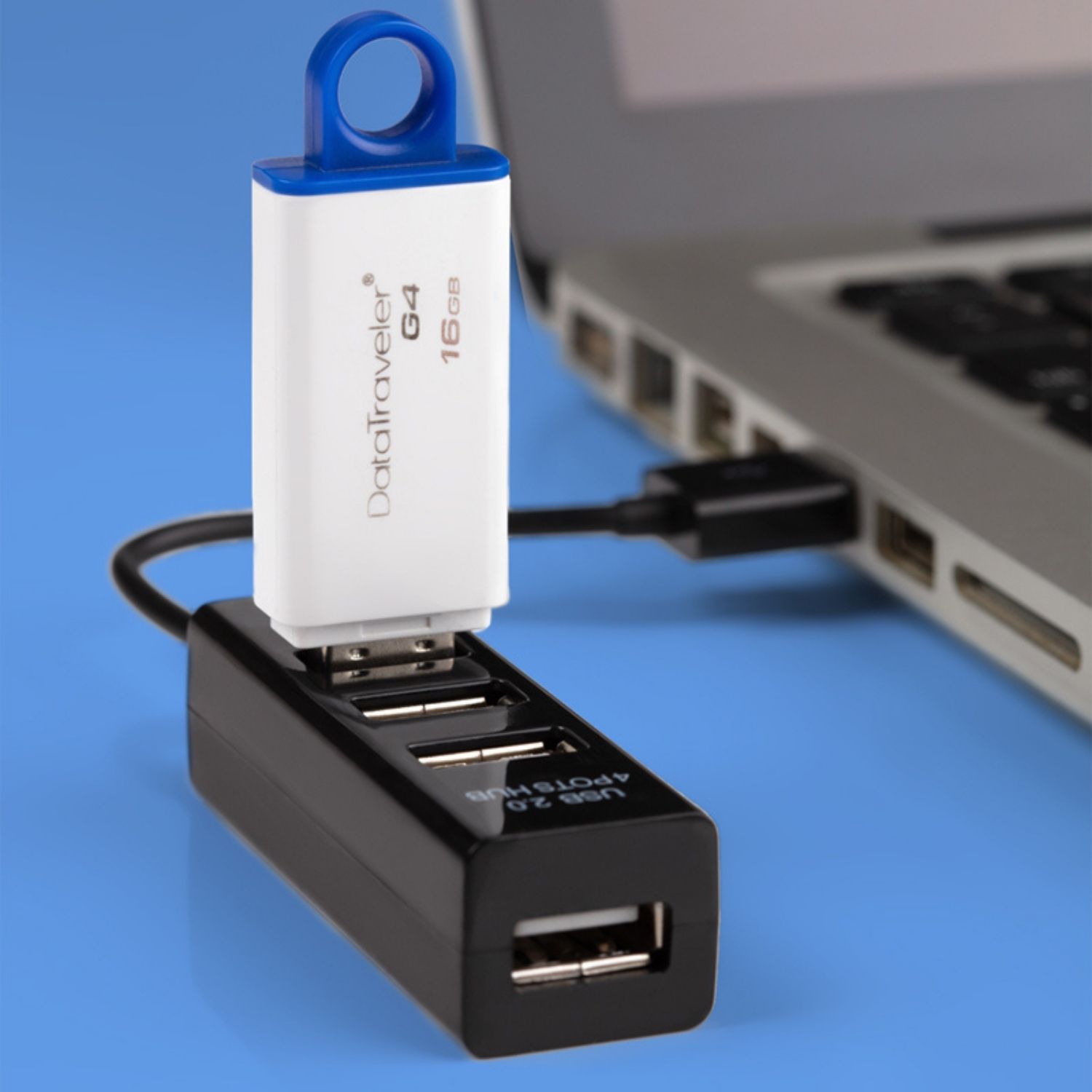 Разветвитель REXANT USB на 4 порта черный - фото 2