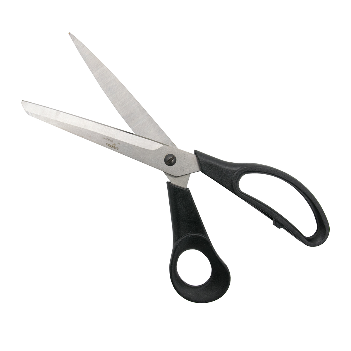 Ножницы закройные KARMET из нержавеющей стали с пластиковыми ручками и винтом для регулировки хода 25 см - фото 3