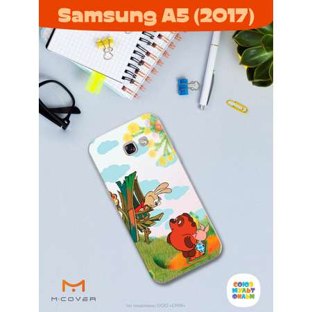 Силиконовый чехол Mcover для смартфона Samsung A5 (2017) Союзмультфильм В гостях у Кролика