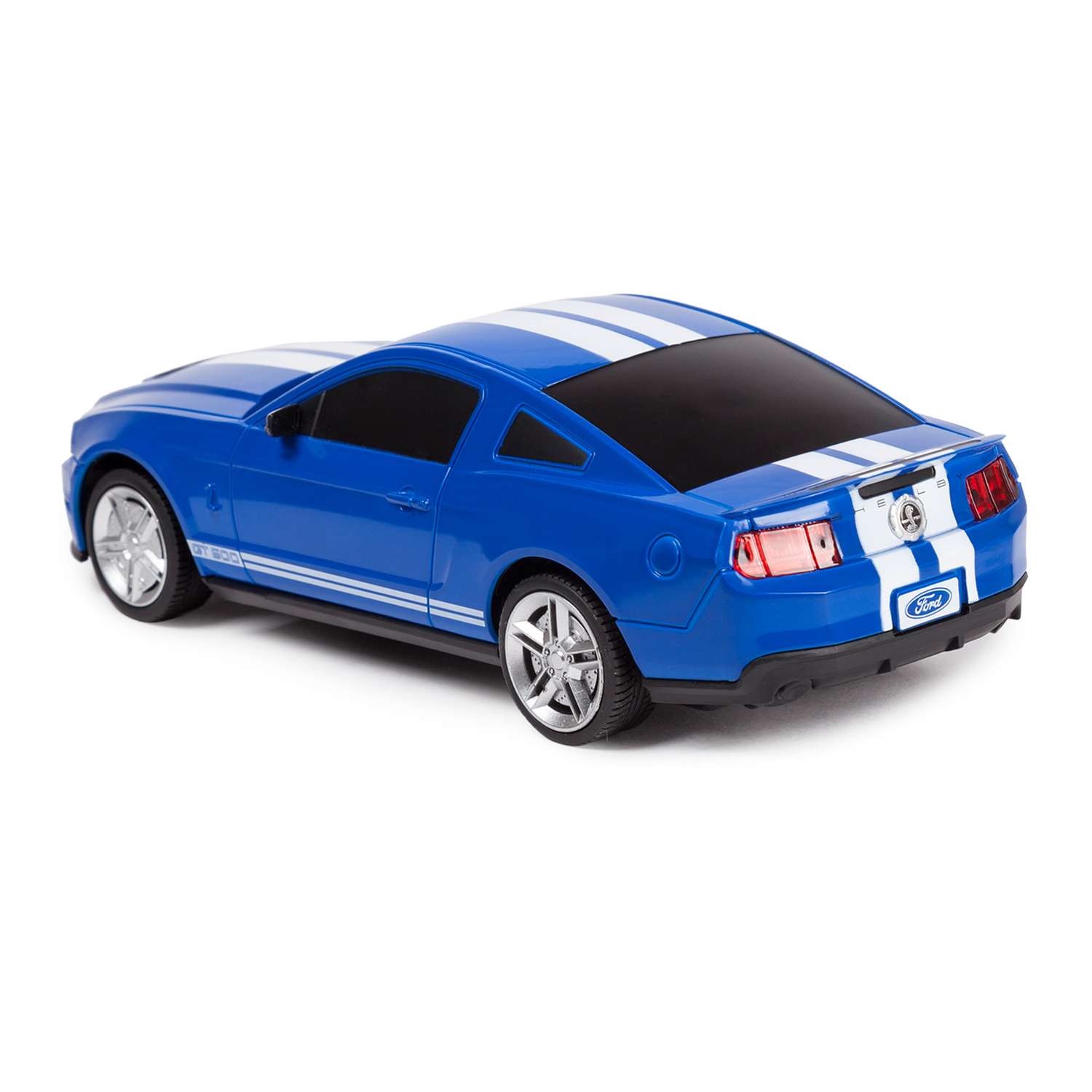 Машинка РУ Mobicaro Mustang GT500 1:24 голубая - фото 5