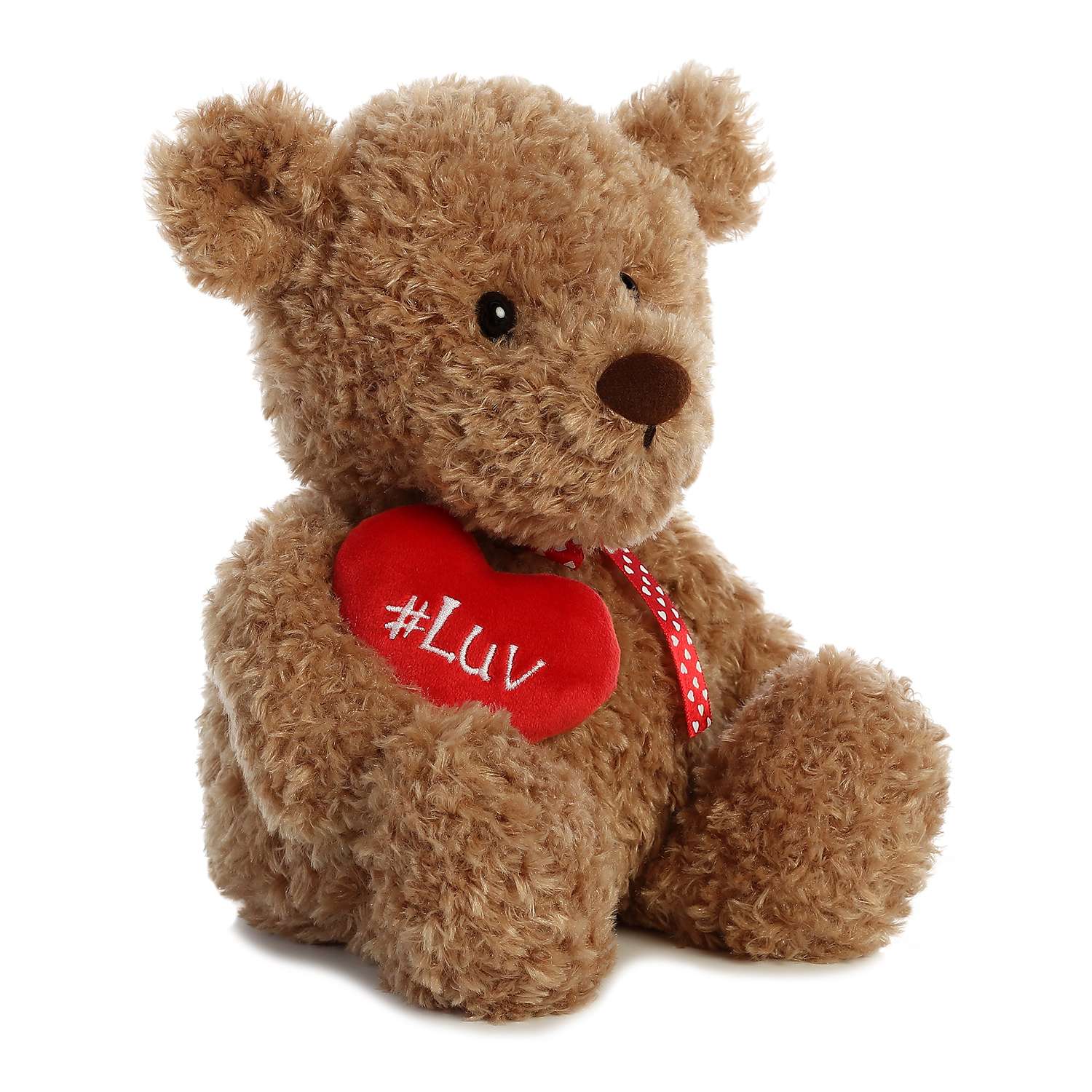 Мягкая игрушка Aurora Медведь с сердечком - фото 7