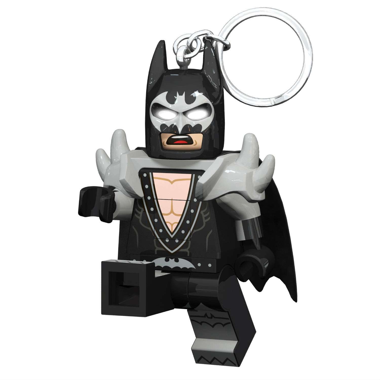 Брелок-фонарик для ключей LEGO Batman Movie-Glam Rocker Batman - фото 1