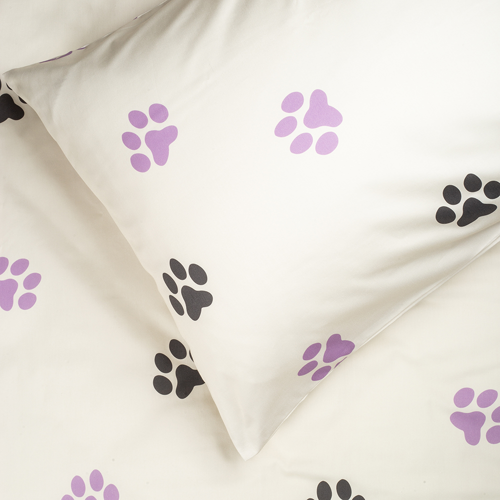 Комплект постельного белья BELLEHOME collection Котики и лапки - фото 4