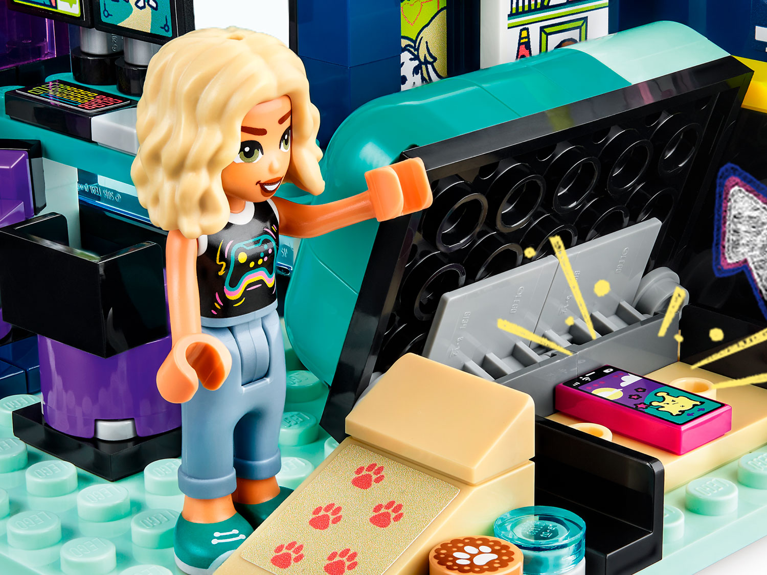 Конструктор детский LEGO Friends Комната Новы 41755 - фото 7