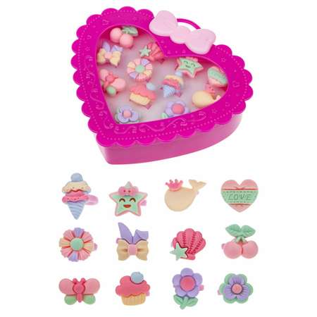 Набор бижутерии 1TOY Sweet heart Bijou 12 колец пастельные тона