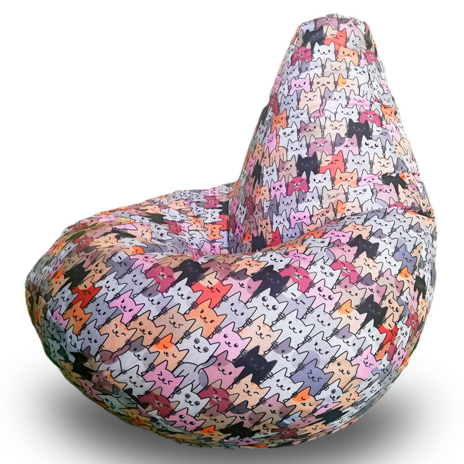 Кресло-мешок груша Bean Joy размер XL оксфорд принт - фото 1