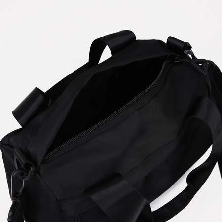 Сумка Sima-Land спортивная на молнии наружный карман цвет чёрный
