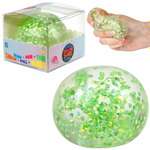 Игрушка-антистресс Крутой замес Супергель шар бриллиант зелёный