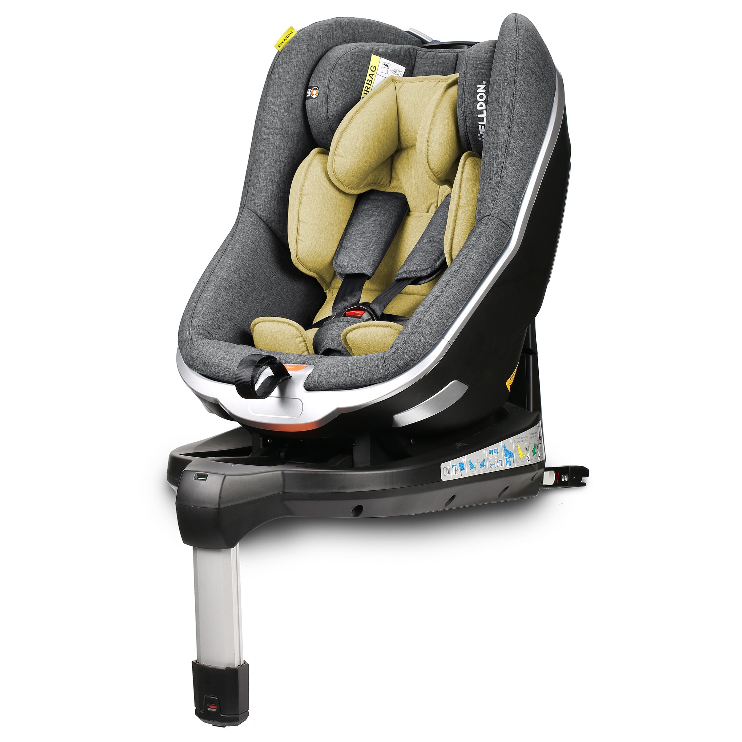 Автокресло Welldon Isofix 0+/1 (0-18 кг) - фото 1