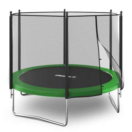 Батут каркасный Simple 10 ft UNIX line Green с внешней защитной сеткой общий диаметр 305 см до 140 кг