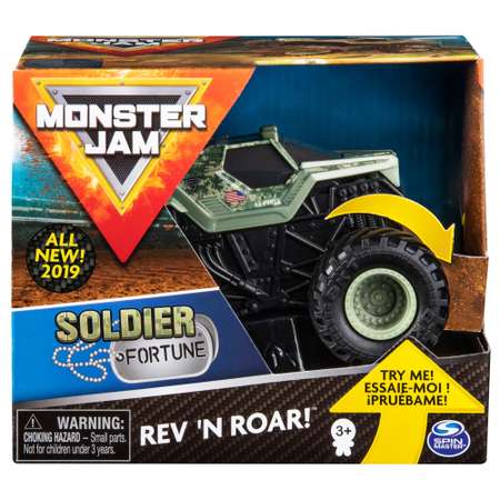 Машинка Monster Jam Звуки мотора 1:43 Soldier Fortune 6044990/20103739