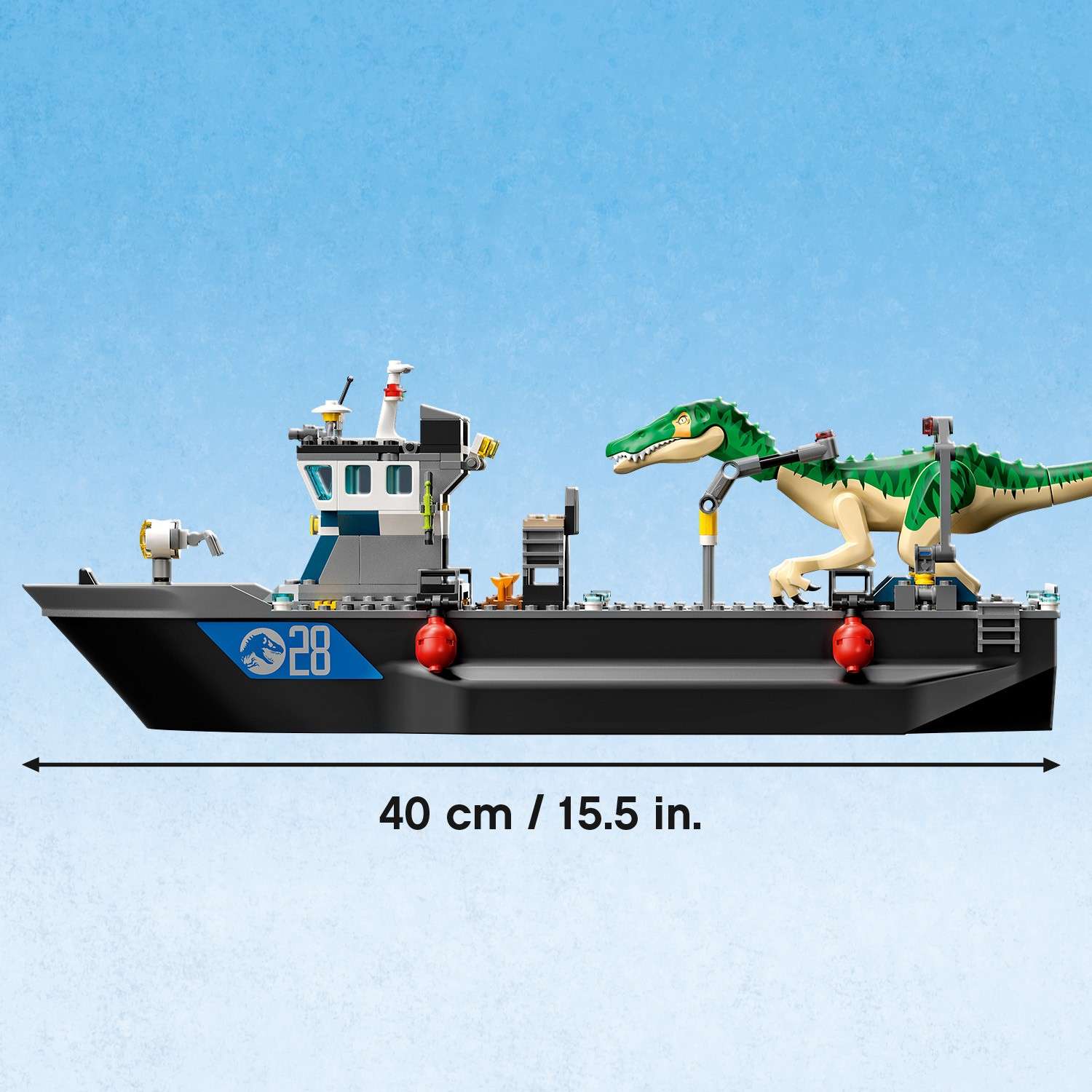 Конструктор LEGO Jurassic World Побег барионикса на катере 76942 - фото 11