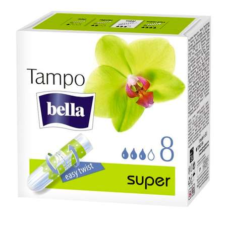 Гигиенические тампоны BELLA без аппликатора premium comfort Super 8 шт