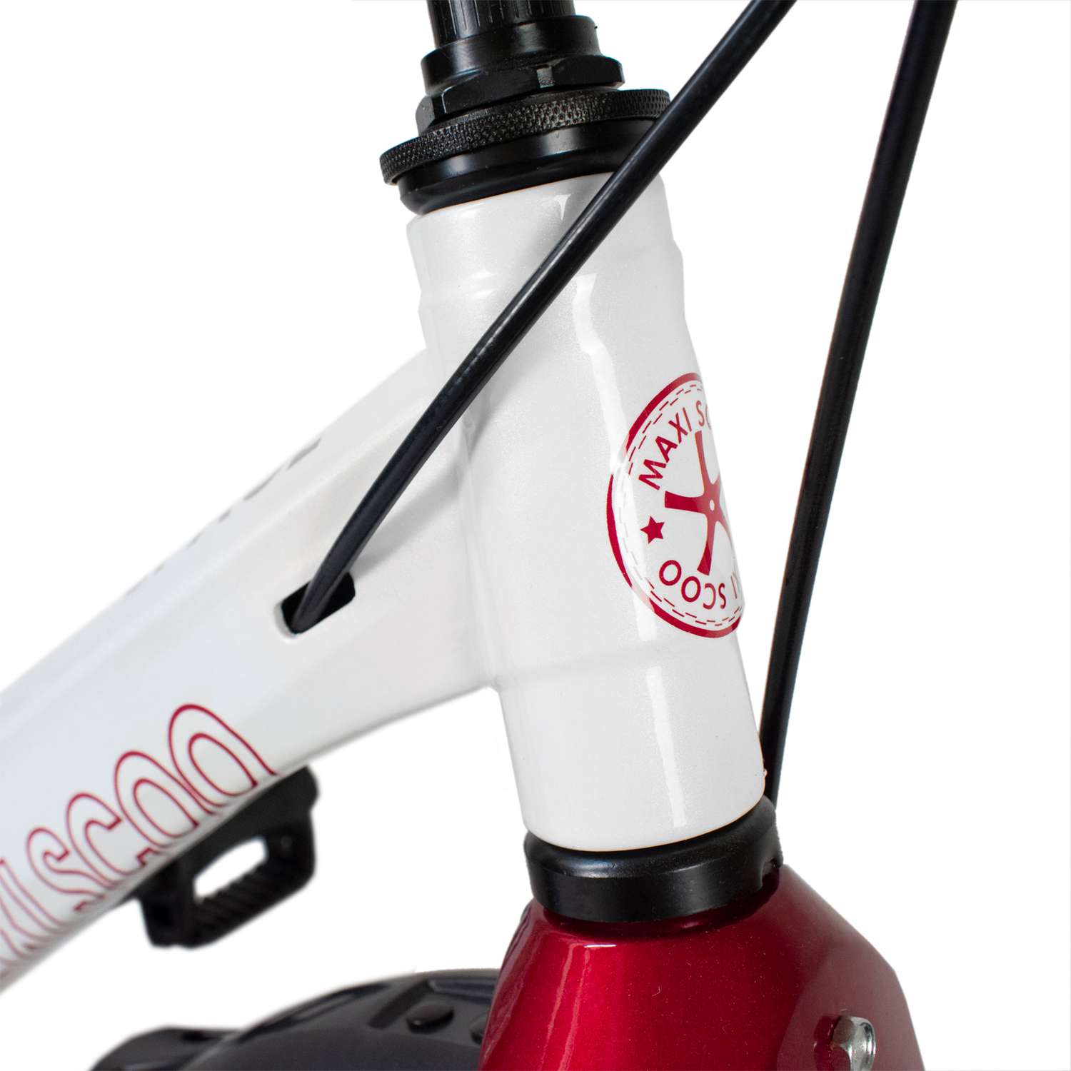 Детский двухколесный велосипед Maxiscoo Space делюкс 16 белый жемчуг - фото 6
