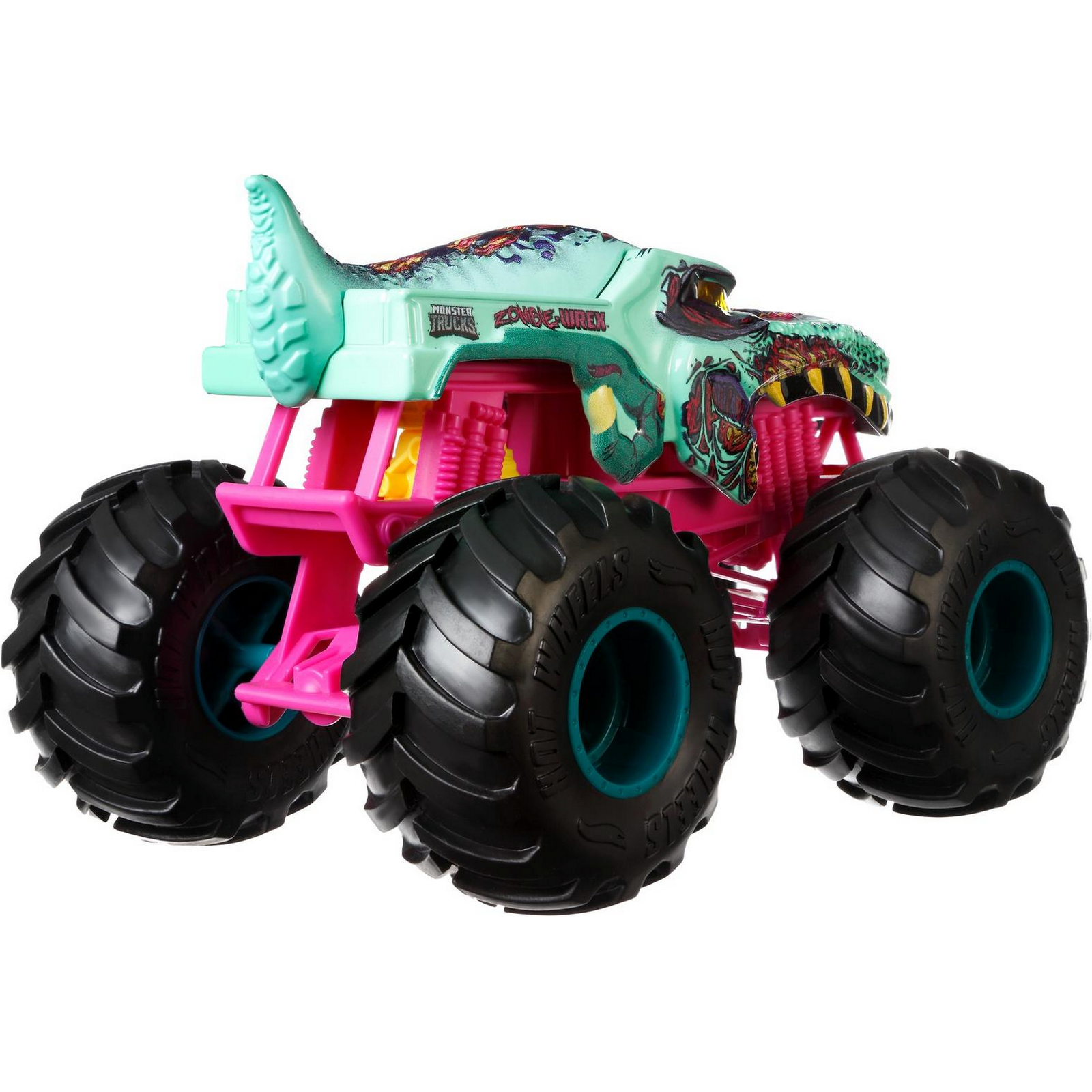 Машинка Hot Wheels Monster Trucks большой Зомби Рекс GWL13 FYJ83 - фото 4