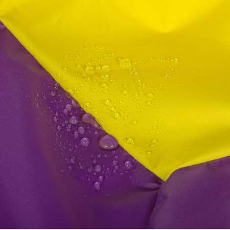 Кресло-мешок Пазитифчик Мяч 80х80см фиолетово-желтый