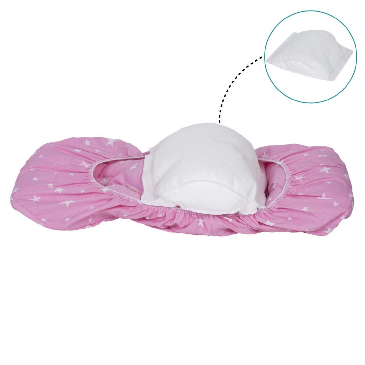 Чехол для автокресла SEVIBEBE с анатомическим вкладышем для поддержки спинки новорожденного - фото 2